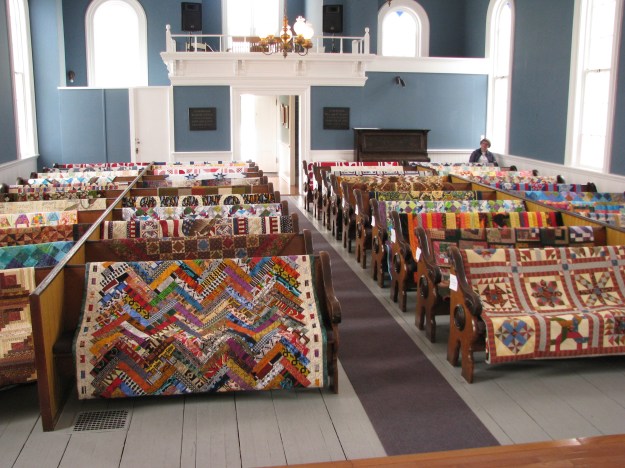 Old and new quilts on display in St Paul's Church