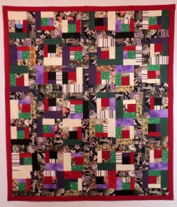 Scrappy Log Cabin Quilt