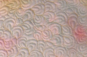 Quilting pattern "headbands" from Diane Gaudynski's book