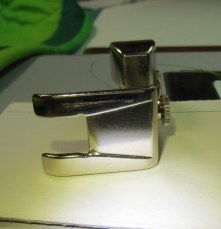 bottom view, embroidery foot