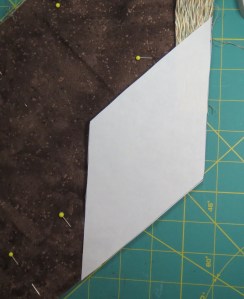 Diamond shaped marking template