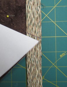 Marked line at the corner