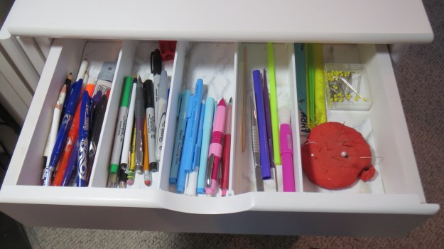 Custom drawer dividers from The Container Store