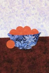 fused applique pieces have a flat appearance