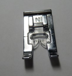 Plastic in front of needle makes obstructs the view