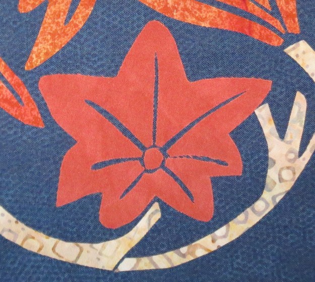 frayed edges show with Steam A Seam fusible.