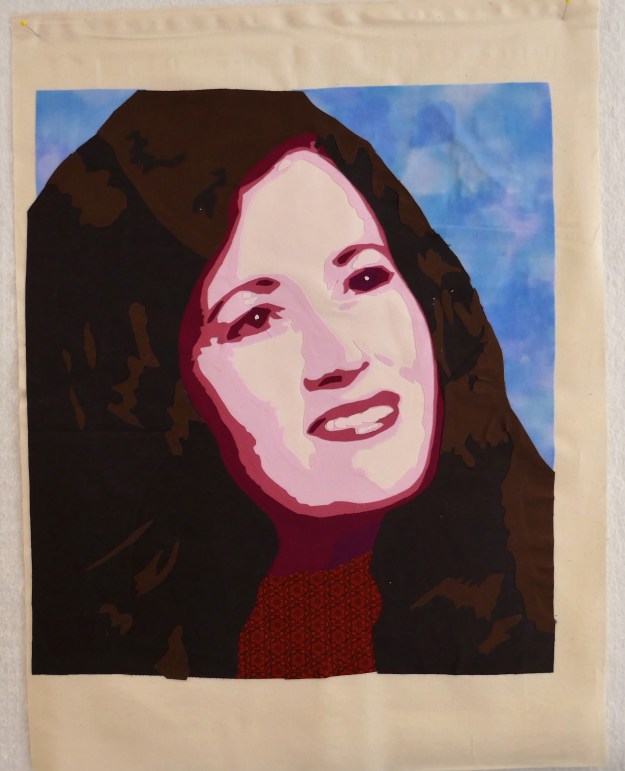 Shirley portrait fused but not stitched